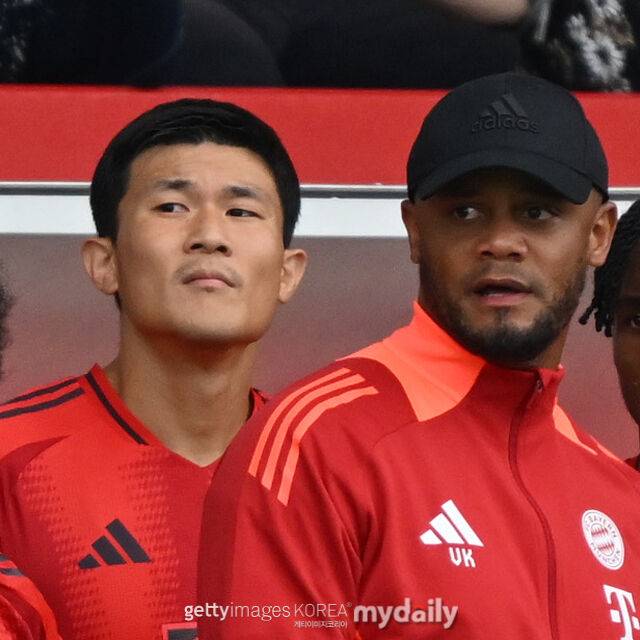 콤파니 감독과 김민재/게티이미지코리아