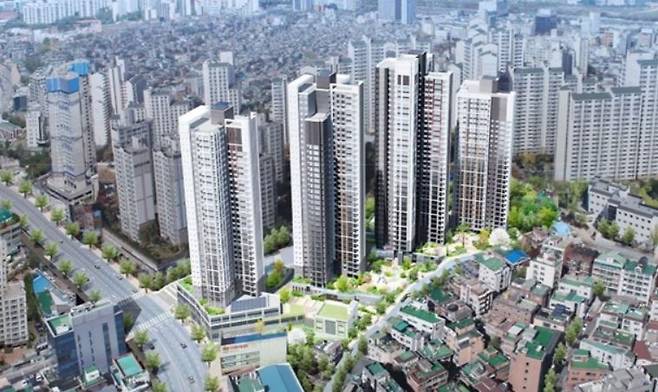 힐스테이트 동작시그니처 예상조감도. [서울시 제공]