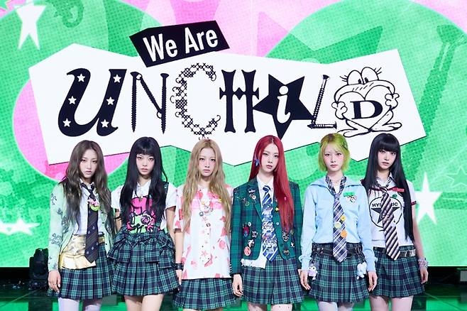 하이업엔터테인먼트의 신인 걸그룹 언차일드가 21일 오후 2시 서울 용산구 블루스퀘어 우리WON뱅킹홀에서 데뷔 쇼케이스를 열었다. 하이업엔터테인먼트 제공
