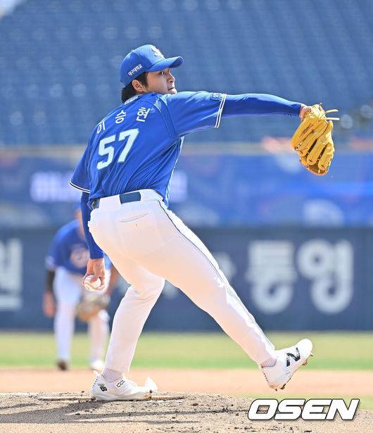 [OSEN=창원, 이석우 기자] 삼성 라이온즈 이승현 036 2026.03.19 / foto0307@osen.co.kr