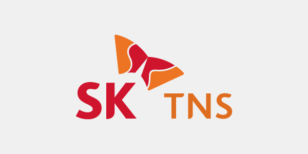 SK TNS 로고. SK TNS