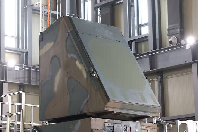 한화시스템의 천궁-II 다기능레이다(안테나군) 모습. 사진 제공=한화시스템