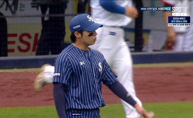 ▲ 원태인 ⓒSPOTV 중계 화면 캡처