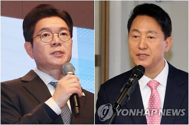 정원오·오세훈 [연합뉴스 자료사진]