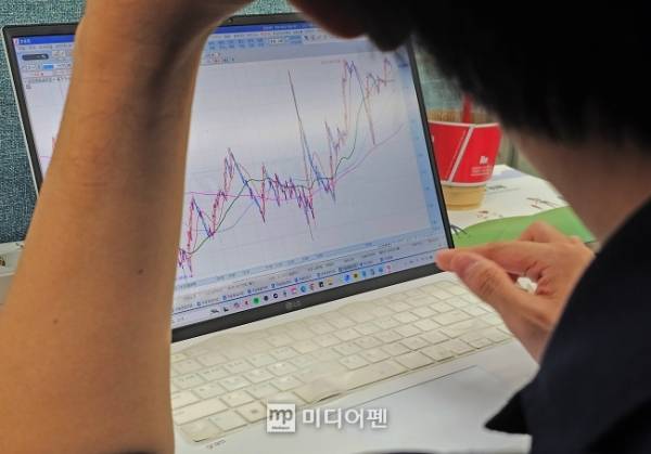 SK하이닉스가 오는 23일 1분기 실적발표를 앞두고 있는 가운데 코스피 지수는 연일 사상 최고치를 경신하며 또 다시 상승장 분위기가 무르익고 있다./사진=김상문 기자