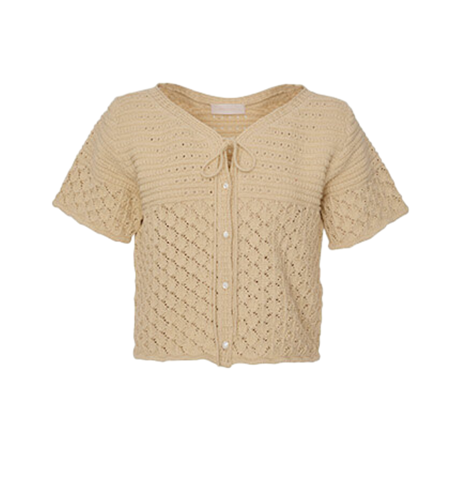 Crochet Half sleeve Cardigan