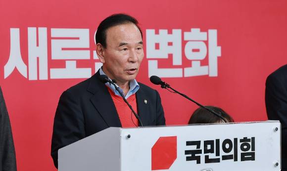 국민의힘 박덕흠 중앙당 공천관리위원장 [사진=연합뉴스]