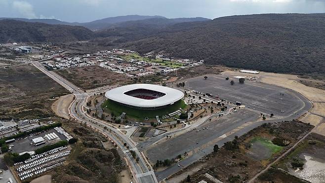 한국이 조별리그 1·2차전을 펼칠 과달라하라 아크론 스타디움. [로이터=연합뉴스]