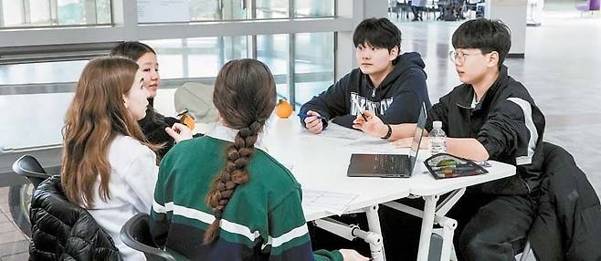 재학생들은 캐나다 본교와 학습 교류도 진행한다. [사진 브랭섬홀 아시아]