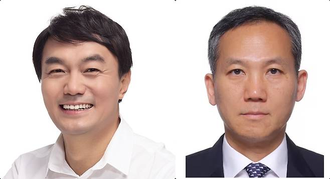 왼쪽부터 김상호 전 하남시장, 권혁운 주세네갈대사. [매경DB 자료사진]