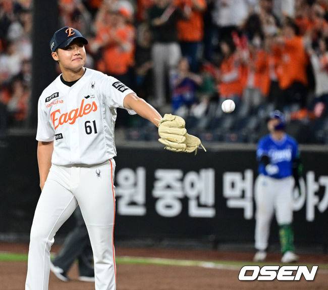 한화 투수 정우주 / OSEN DB
