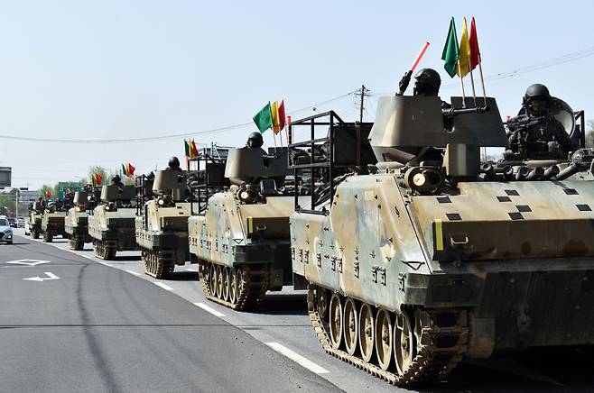 육군 2기갑여단 장거리 기동훈련  [육군 2기갑여단 제공. 재판매 및 DB 금지]