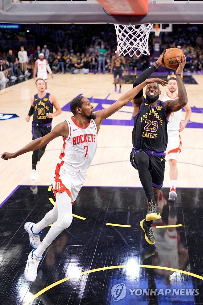 르브론 제임스(23번) [AP=연합뉴스]