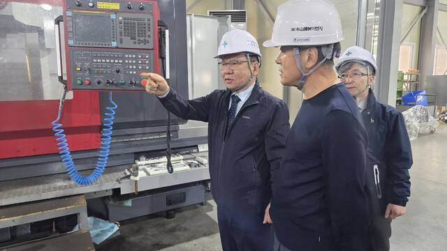 ▲ 김현중 안전보건공단 이사장 충북 방문./한국산업안전보건공단 충북본부 제공