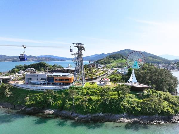 사천바다케이블카 초양도정류장이 있는 초양도. /이서후 기자