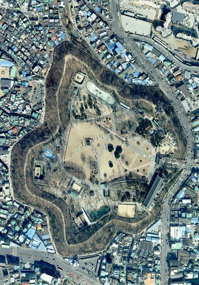 2022년에 항공촬영한 대구 달성. 출처 국토지리정보원.
