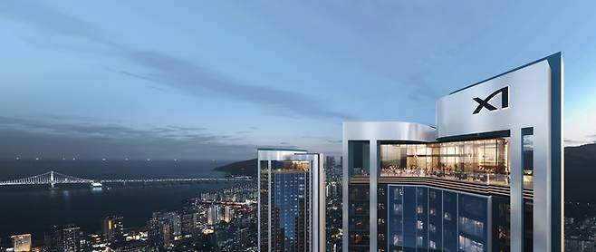 부산광안5구역 재개발 조감도. / 이미지 : GS건설 제공