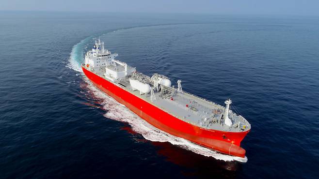 암모니아 추진선박(사진제공=해양수산부)