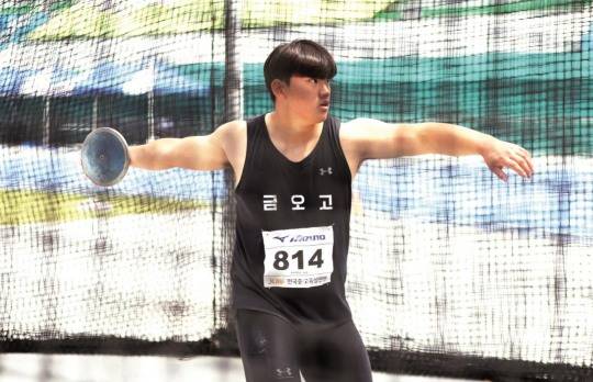 원반던지기 기대주 손창현. / 사진=연합뉴스