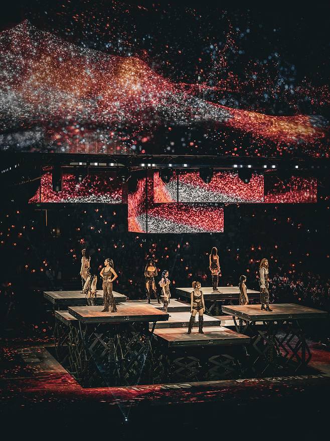 [서울=뉴시스] 트와이스 월드투어 '디스 이즈 포(THIS IS FOR) 오클랜드' 공연 모습. (사진 = JYP엔터테인먼트 제공) 2026.02.25. photo@newsis.com *재판매 및 DB 금지