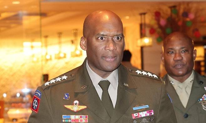 제이비어 브런슨 주한미군사령관. 연합뉴스