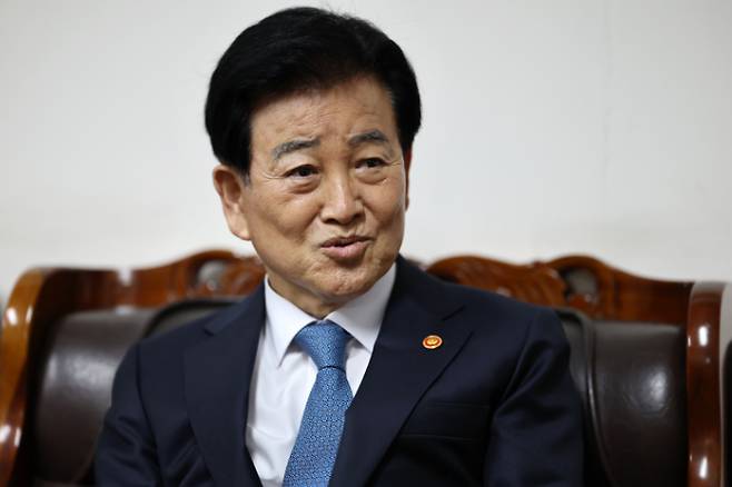 정동영 통일부 장관. 연합뉴스