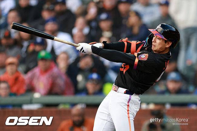 [사진] 샌프란시스코 자이언츠 이정후. ⓒGettyimages(무단전재 및 재배포 금지)