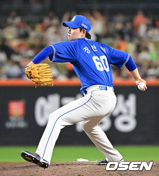 [OSEN=지형준 기자] 삼성 장찬희. 2026.04.15 /jpnews@osen.co.kr