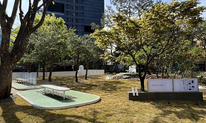 2026 서울국제정원박람회에 조성된 국내 초청작가 이남진의 ‘기다림의 정원’ 모습. 서울시 제공