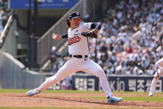 ▲ 곽빈 ⓒ두산 베어스