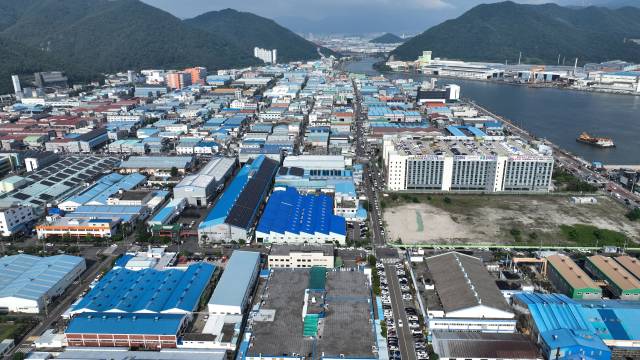 창원시 마산회원구 마산자유무역지역 일대 전경./경남신문 DB/