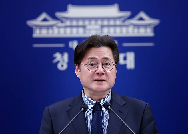 ▲ 홍익표 정무수석/연합뉴스
