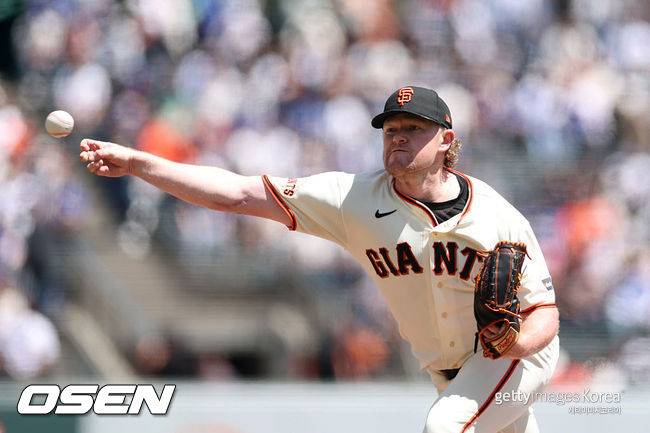 [사진] 샌프란시스코 자이언츠 로건 웹. ⓒGettyimages(무단전재 및 재배포 금지)