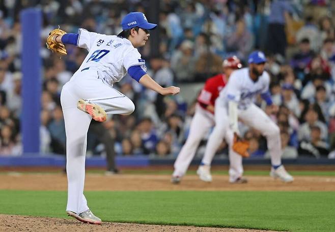 ▲ 장찬희가 좋은 투구 내용을 보인다면 이승현과 5선발 경쟁이 가속화될 수도 있다 ⓒ삼성라이온즈