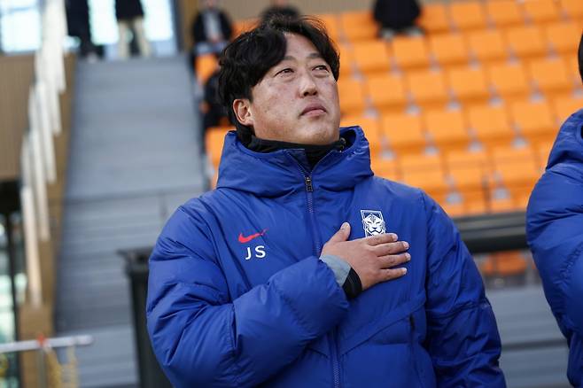 김현준 U17 대표팀 감독. /사진=대한축구협회 제공