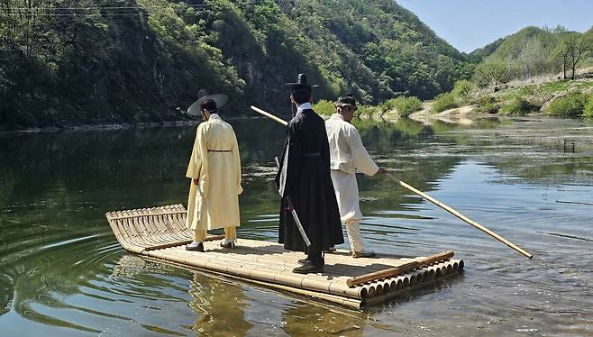 청령포 건너는 단종 [촬영 이재현]