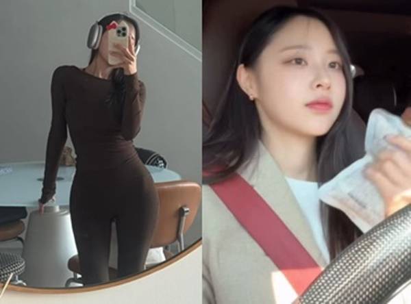 군살이라곤 없는 이솔이는 하루 중 한 끼는 단백질 셰이크로 먹었다. 사진=이솔이 SNS 캡처