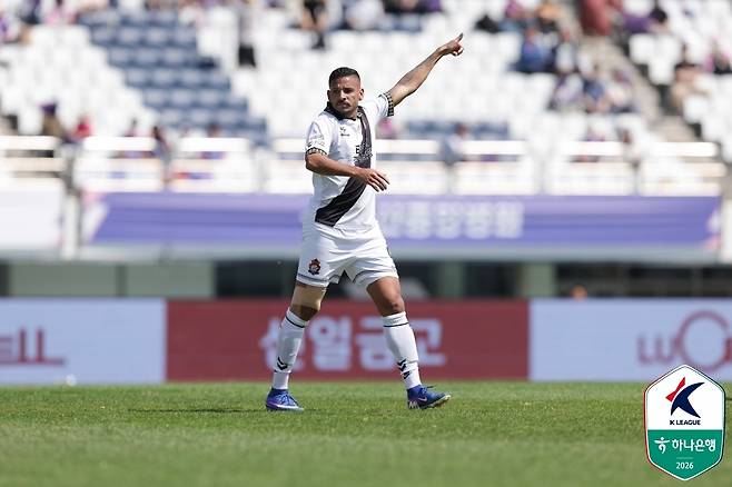 경남FC 외국인 공격수 단레이. (한국프로축구연맹 제공)