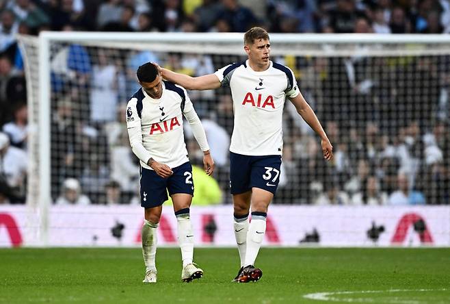강등 위기의 토트넘. 로이터연합뉴스