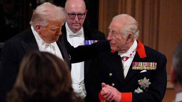 도널드 트럼프 미국 대통령(왼쪽)과 찰스 3세 영국 국왕. AFP연합뉴스