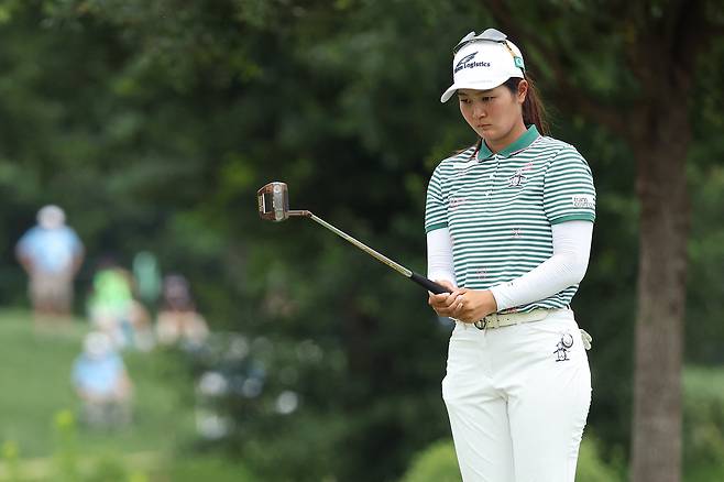 퍼팅을 준비하고 있는 가미야 소라. 사진 제공=AFP연합뉴스