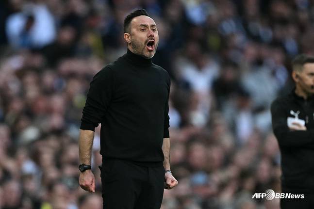 로베르토 데 제르비 토트넘 감독. /AFPBBNews=뉴스1