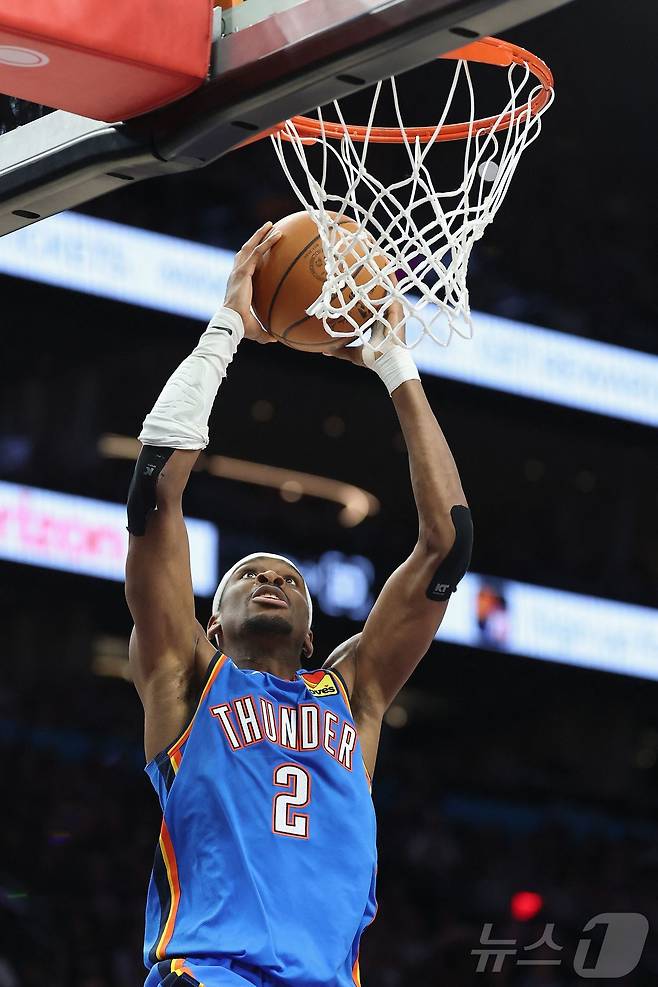NBA 오클라호마시티 샤이 길저스-알렉산더. ⓒ AFP=뉴스1