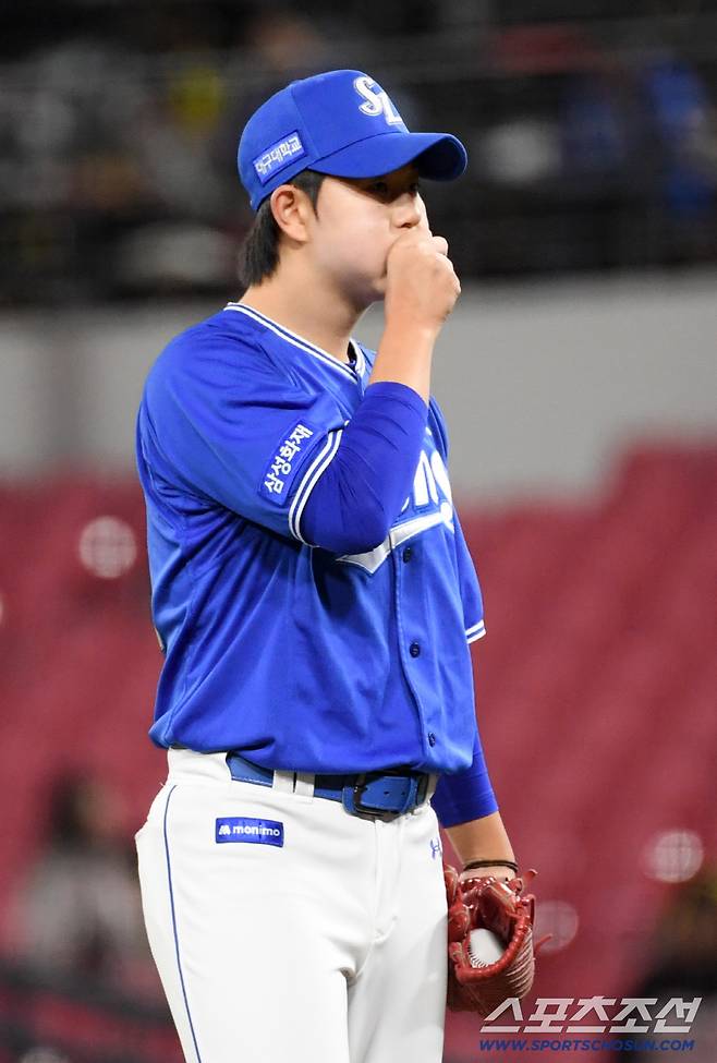 7일 광주 기아챔피언스필드에서 열린 KIA와 삼성의 경기. 삼성 장찬희가 역투하고 있다. 광주=박재만 기자 pjm@sportschosun.com/2026.04.07/