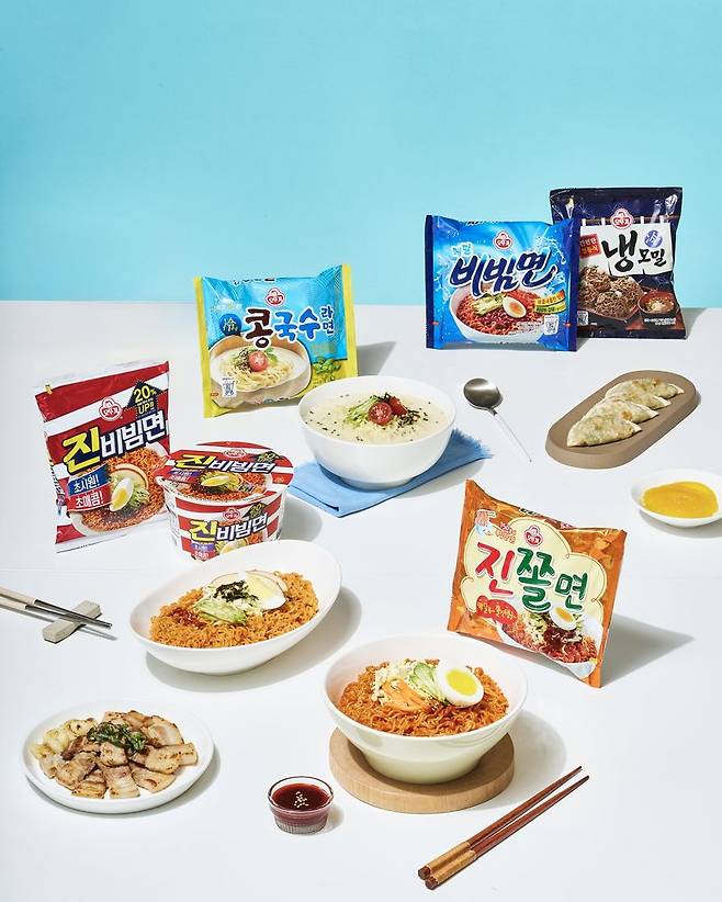 오뚜기 여름 라면 라인업. 오뚜기 제공