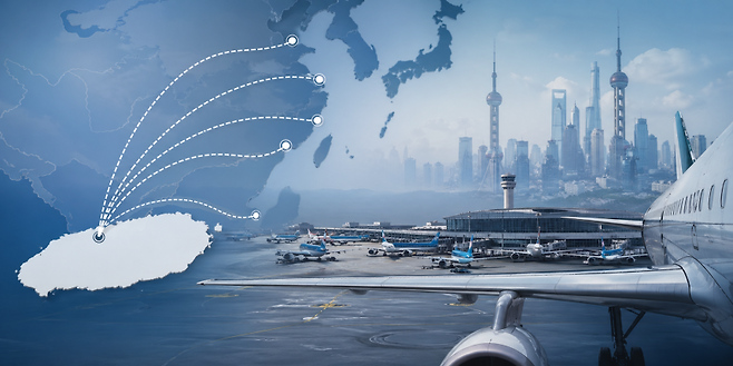 운수권 확대에도 제주 노선은 제한된 범위에 머물렀다. 공항별 운항 여건에 따라 노선 배치가 달라진 흐름을 시각화한 편집 이미지.