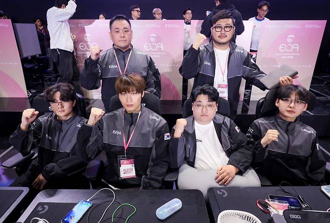 배틀그라운드 한국 선수단. 한국e스포츠협회 제공