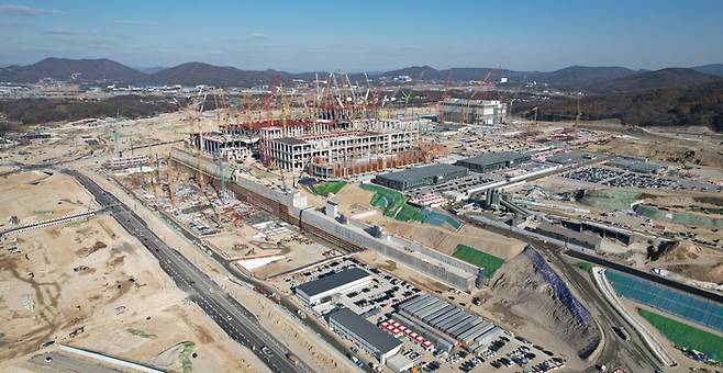 용인 반도체 클러스터의 모습. [이승환 기자]