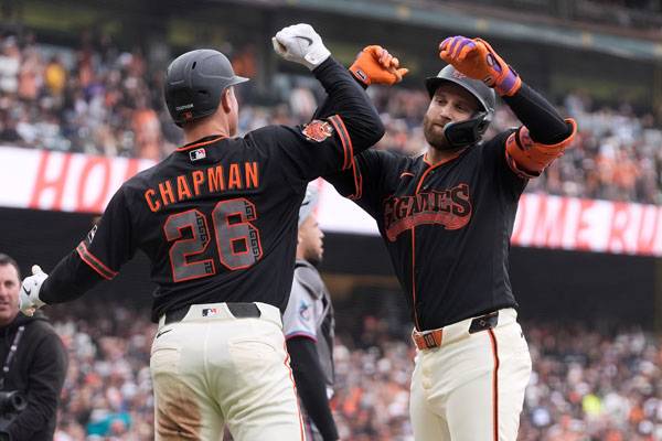 슈미트는 26일(한국시간) 경기에서 결승 투런포를 때렸다. 사진= AP= 연합뉴스 제공