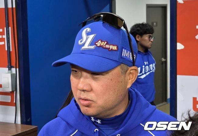 삼성 라이온즈 박진만 감독. /OSEN DB